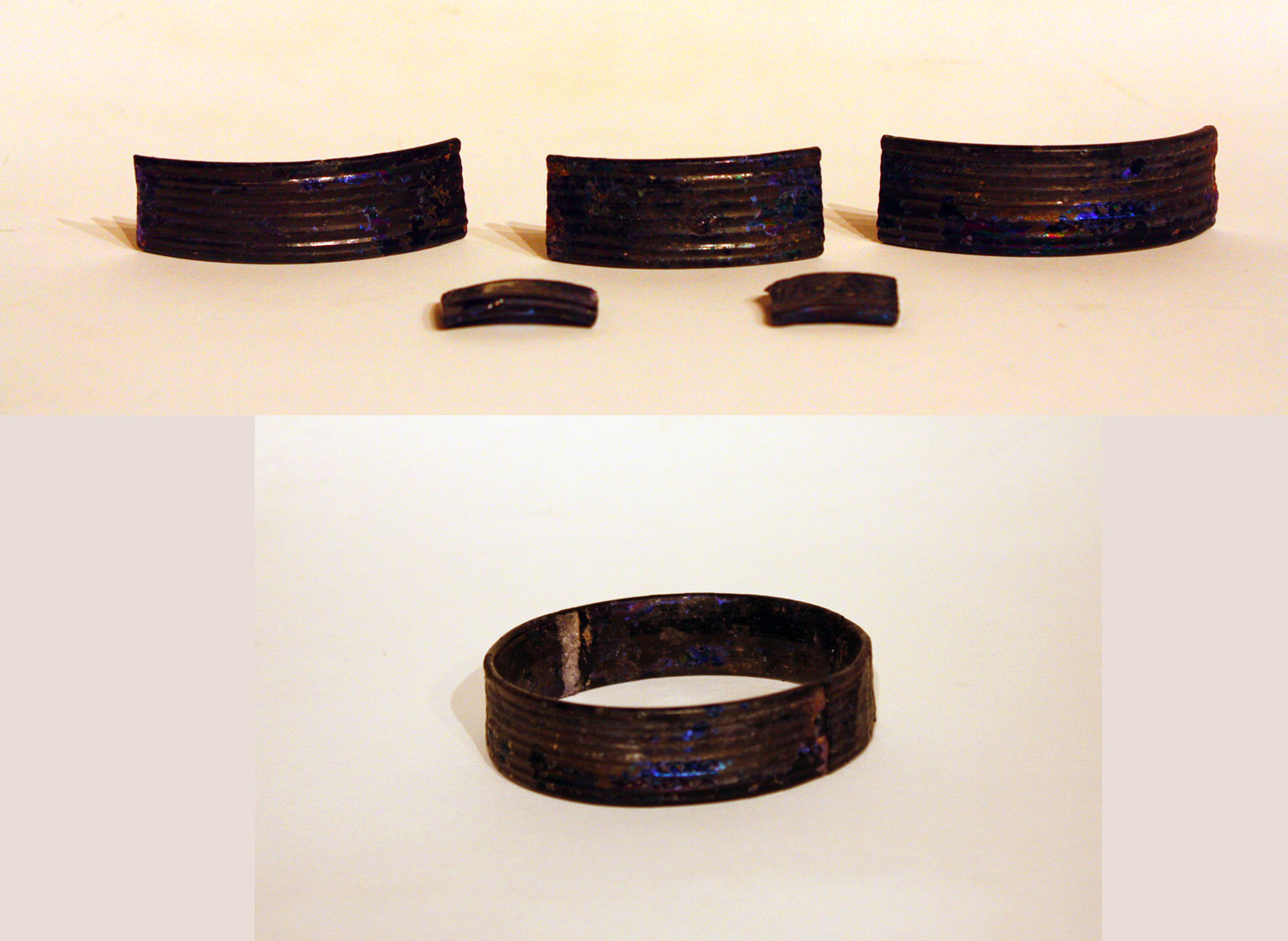 5th c. Syrian amethyst glass bracelet